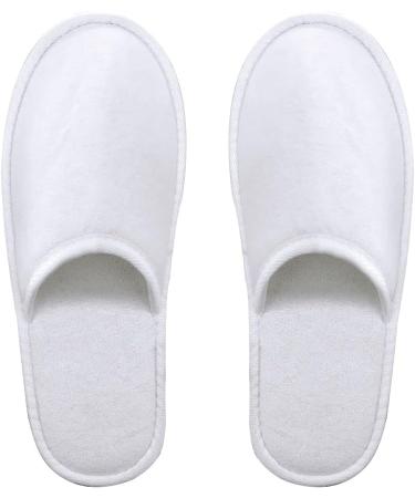 Buy Jomix 2 Pair Unisex Washable Terry Bathing Slippers | Travel & Hotel Slippers | Rusty Festivals | EU Size 40/41 - X-Schmal - White - Buy Online on SooperMarket.com