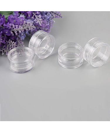 Desenda 5ml Clear Round Travel Sample Jar Pots - 20 Pieces for Women - Creams and Make-up Sample Containers - Buy Online on SooperMarket.com