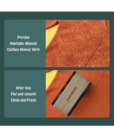 Cashmere Comb Set - 2-Piece Sweater Hairball Remover for Clothes | Premium Fabric Care - Buy Online on SooperMarket.com