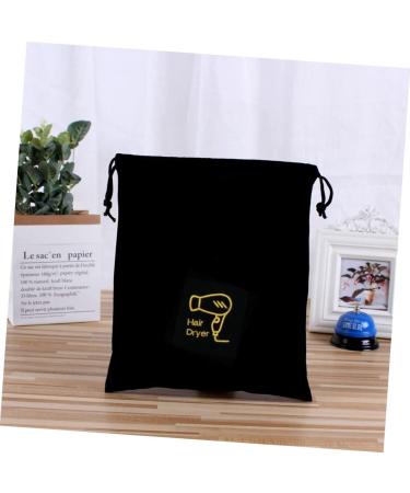 Healeved 3pcs Hair Dryer Storage Bag Black Bag Drawstring Bags Hair Dryer Supplies Shoe Cloth Bag - Buy Online on SooperMarket.com