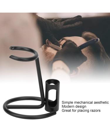 Premium Stainless Steel Razor & Brush Holder Stand - Non-Slip Portable Shaving Solution for Bathroom Countertops | International Shipping - Buy Online on SooperMarket.com