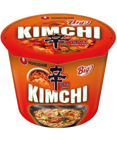 Nongshim SHIN Kimchi Big Bowl Ramen Instant Noodles Soup 112g (Pack of 6) - Buy Online on SooperMarket.com