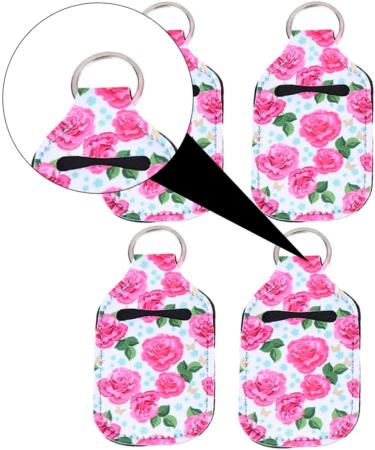 PLAFOPE Mini Spray Bottle Set - Keychain Cover - Travel Chapstick Holster - Neoprene Holder - 4pcs - Buy Online on SooperMarket.com