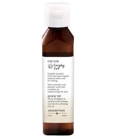Aura Cacia Organic Protecting Sesame Skin Care Oil - 4 fl oz - Buy Online on SooperMarket.com