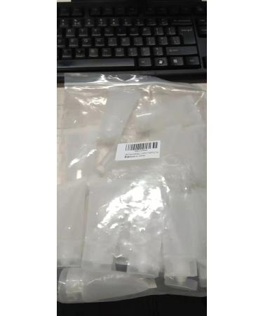 20 Pack 30ml Refillable Tube Bottles - Travel Cosmetic Containers | Clear Mini Sample Bottles with Extractors for International Shipping - Buy Online on SooperMarket.com