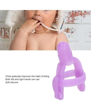 Buy GfRGFH Adjustable Thumb Louten Finger Protection - Silicone Proof for Babies & Children | Stop-Lutsch-Handgel Treatment Set (Purple) - International Shipping Available - Buy Online on SooperMarket.com