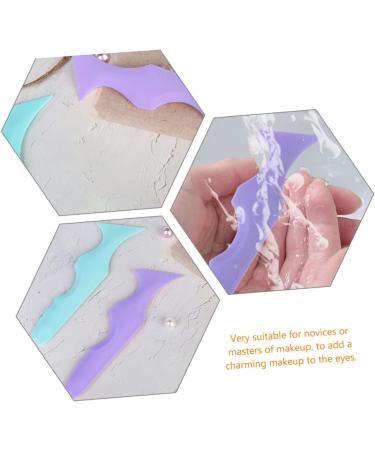 Baluue 6 Pcs Silicone Beauty Ruler Eyeliner Stencils Tool Make up Stencils Lash Applicator - Buy Online on SooperMarket.com