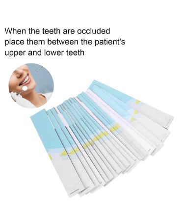 Ankroyu 200 Dental Paper Strips - Tooth Bite Articulation & Oral Care Accessories - Blue Dental Requirements for Optimal Teeth Care - Buy Online on SooperMarket.com