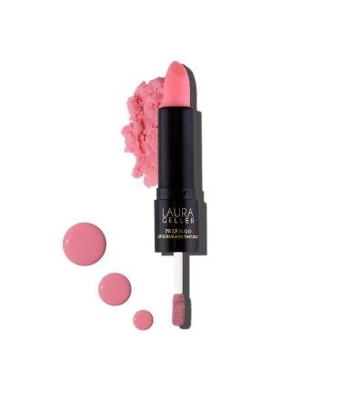 LAURA GELLER NEW YORK Prep-n-Go 2-in-1 Lip Scrub and Lip Oil Tint, Lip Hydrating Oil and Exfoliator, Rush Hour