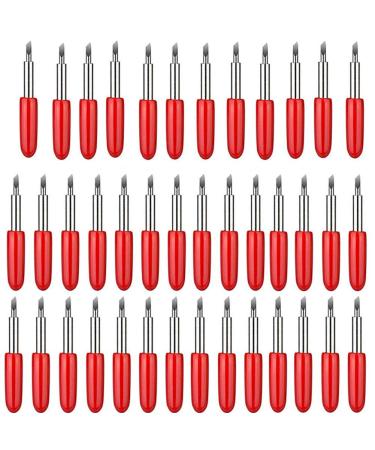 Elefama 40PCS Blades for Cricut Explore Air 2 / Air 3 / Make3 / Maker / Explore 3 Premium Fine Point Blade Replacement for Cricut Cards Paper Vinyl Cutter Cutting 45 Degree Blades Knife for Cricut Machine 40Pcs 45Fine Point Blades