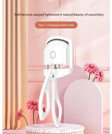Aposous Heated Eyelash Curler Electric Temperature Control Charging Mini Portable Electric Perm Eyelash Curler Blue - Buy Online on SooperMarket.com