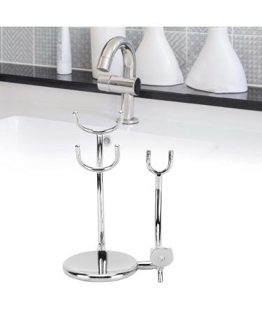 Premium Metal Razor Stand Holder Set - Manual Razor Rack & Shaving Tool Storage Display for Brush & Soap Bowl - Buy Online on SooperMarket.com