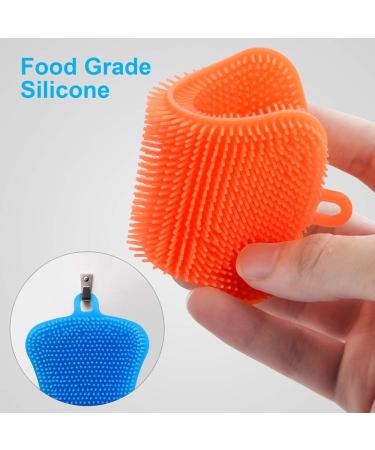3PCS OstWony Silicone Dish Sponges - Durable Food-Grade Kitchen Sponge Set - Buy Online on SooperMarket.com