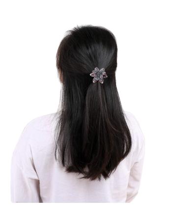 Kilofly 3pc Rhinestone Crystal Hair Clip Claw Barrettes Set for Women - 2 Small + 1 Medium - Buy Online on SooperMarket.com