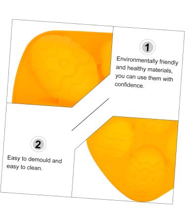 Zerodeko 1pc Easter Egg Cake Mold Silicone Cake Mold Festival Cake Baking Tool Baking Pan Silicone Molds Easter Treat Easter Cakes Mold Easter Cake Baking Tools Biscuits Mold Household Eggs 26.5X16.5CM Orange - Buy Online on SooperMarket.com