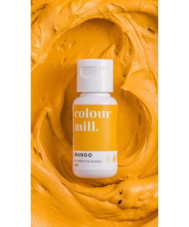Color Mill Oil Blend Food Coloring - 20ml Mango | Perfect for Chocolates Fondant Cupcakes & Baking | Premium Oil-Based Food Colors for TortenDeco - Buy Online on SooperMarket.com