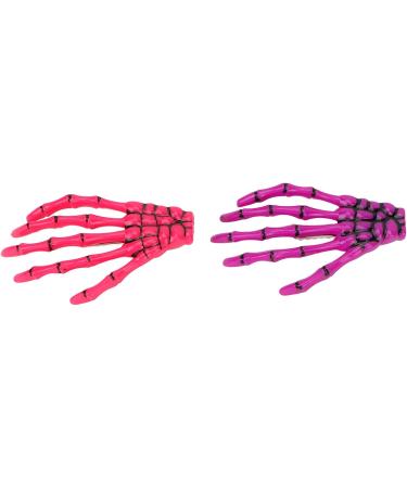 6 Pieces Gothic Skeleton Hands and Bone Hair Clips Fashion Punk Rock Devil Claw Hair Clips Women Girls Hair Accessories - Buy Online on SooperMarket.com