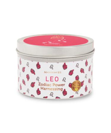 Magnificent 101 Leo Zodiac Sign Candle – Scented Natural Soy Wax Candle – Choose Your Birthdate – Make Great Holiday Gifts for Astrology Fans – 6oz Tin Holder Ideal for Men’s and Women’s Décor Style