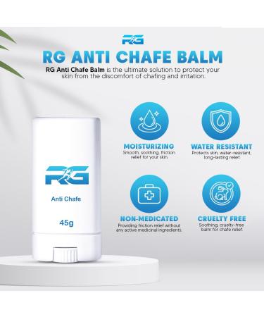 RG Anti Chafe Balm Unisex 1.58 oz - Soothing Relief for Runners & Travelers | International Shipping Available - Buy Online on SooperMarket.com
