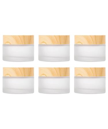 30ml cosmetics container with lids 6 pieces of cream can empty glass Tap for creams makeup memory cosmetics cream lotions lotions essential oils