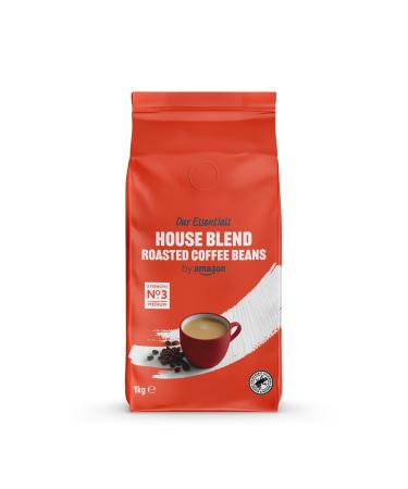 by Amazon House Blend Coffee Beans Medium Roast 1kg Rainforest Alliance Certified (Previously Solimo brand) House Blend 1 kg (Pack of 1)