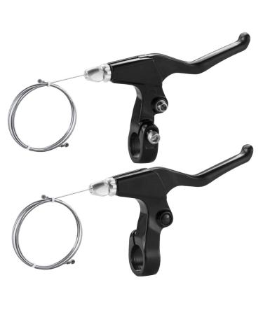 Chooee Bicycle Brake Lever,Mountain Bike Handlebar Brake Lever for MTB, Short Black