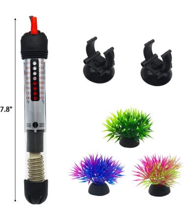 Bnzaq Aquarium Heater - Adjustable Submersible Thermostat Heater (25W-300W) - Buy Online on SooperMarket.com