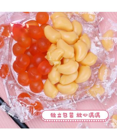Mango White Peach Soft Candy Peelable Litchi Gummies Instant Office Sugary Snacks Fruit Juice Fudge Chewing Sweets Gummy Candy Healthy Desserts Dim sum Candies Casual Snacks Gift (Mango 10bag) Mango 10bag - Buy Online on SooperMarket.com
