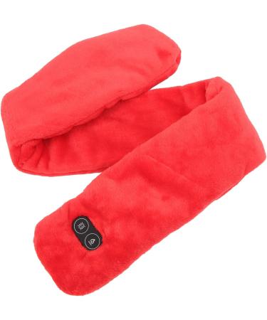 Heated Scarf - Adjustable Temperature Heating Scarf for Daily Use | Red | Best for Warmth & Comfort - Buy Online on SooperMarket.com