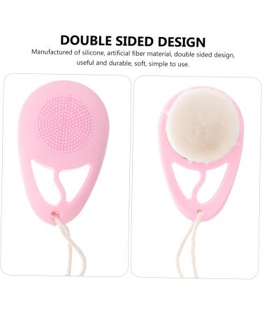 Angoily Makeup Brush Cleansing & Exfoliating Facial Wash Brush | Manual Silicone Scrubber for Women - Best for Face Care - Buy Online on SooperMarket.com