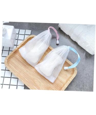 Angoily Soap Saver Mesh Bag for Shower - Adjustable Drawstring Assorted Colors Perfect for Homemade & Cleansing Soaps - Buy Online on SooperMarket.com