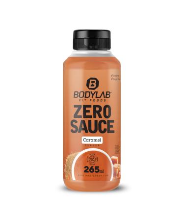 BODYLAB24 Zero sauce caramel 265ml low-calorie only 3-9 kcal each 15g portion fat and sugar-reduced perfect for refining dishes as a sauce or dressing ideal for each diet caramel 265 ml (1 Pack)