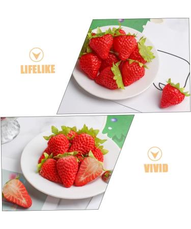 Alipis Fruit Decor 40 Pcs Artificial Strawberry Fruit Home Decor Strawberries Fake Strawberry Lifelike Strawberry Cute Strawberry Stuff Strawberry Birthday Decorations Pvc Props Window As Shownx4pcs 4.00X3.00X3.00CMx4pcs - Buy Online on SooperMarket.com