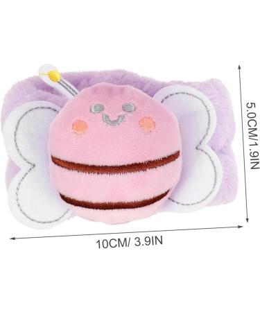 FRCOLOR 4pcs Face Wash Wristband Plush Hair Scrunchies Elastic Makeup Towel Adjustable Hair Band Elastic Scrunchy Ties Absorbent Wristbands Wash Arm Towel Flannel Elasticity South Korea - Buy Online on SooperMarket.com