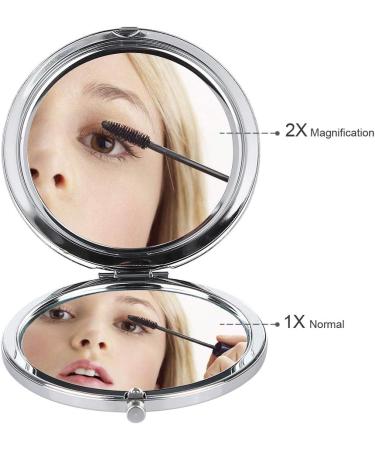 La Vogue Daisy Pattern Perfume Compact Mirror for Women - Portable Handbag Makeup Mirror - Buy Online on SooperMarket.com