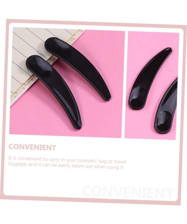 FRCOLOR Mask Spoons Cream Spoons Moisturising Eye Cream Spatula Measuring Spoon for Face Cream Mask Applicator Beauty Scoops for Face Eye Cream Pen Pack of 100 5.5x1.5cm Black - Buy Online on SooperMarket.com