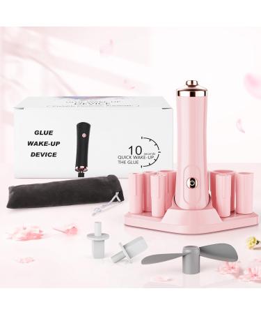 Buy Glue Shaker for Eyelash Extensions - Essential Tool for Lash & Nail Supplies - Pink 2 Connectors & 8 Caliber - Buy Online on SooperMarket.com