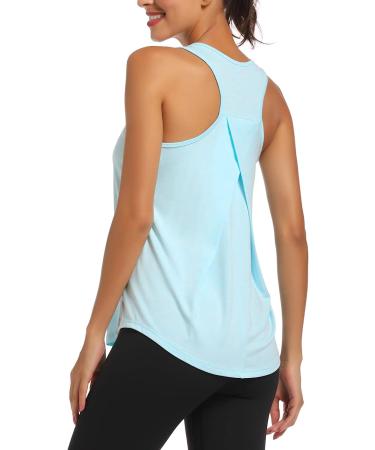 HLXFHB Women's Workout Tank Top - Sky Blue, S - Buy Online on SooperMarket.com