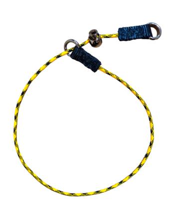 EQ K9 Slip Collar for Dog Training Handmade Choke Collar for Pulling Behaviour and Obedience Training with Strap Handle and Chrome Limiter 4mm L Breeds L ( 56cm )