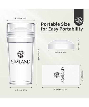Saviland Nail Stamper Kit with Gel Polish - Easy to Use French Manicure Nail Art Set - Buy Online on SooperMarket.com