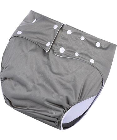 5 Set Adult Reusable Cloth Diapers for Incontinence - Gray 72-92 cm | Eco-Friendly & Comfortable - Buy Online on SooperMarket.com