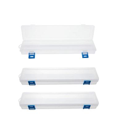 3PCS Brushes Storage Box Paint Brush Drawing Pen Container with Buckle Design