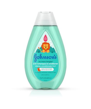 Johnsons Baby Shampoo No More Tangles 13.6 Ounce (400ml) (2 Pack)