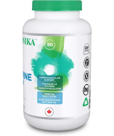 Organika Taurine Ultra Strength- 1000mg- Supports Cardiovascular Health 3000mg Daily Dose- 240vcaps SUPPLEMENT - Buy Online on SooperMarket.com
