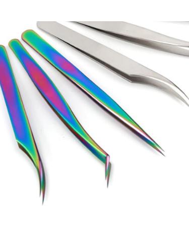 Verdant Touch Curved Tip Tweezers Curved Tip Eyelashes Extension Tweezer Alloy False Eyelashes Applicator Tool - Buy Online on SooperMarket.com