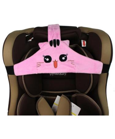 MINGZE Baby Child Car Seat Head Support - Adjustable Sleep Positioner & Safety Belt Protector (Blue) - Buy Online on SooperMarket.com