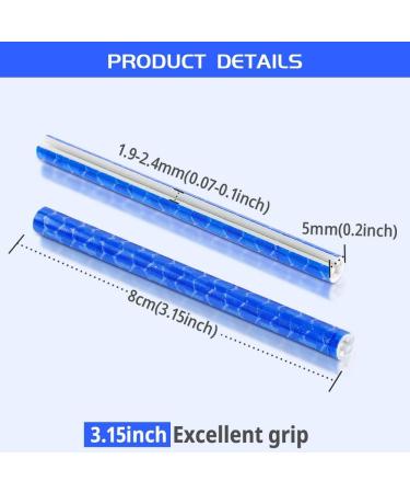 Flintronic Waterproof Bike Spoke Reflectors - 360 Warning Reflective Material Easy Assembly 96 Pieces Compatible with All Spoke Wheels - #3 Blue - Buy Online on SooperMarket.com