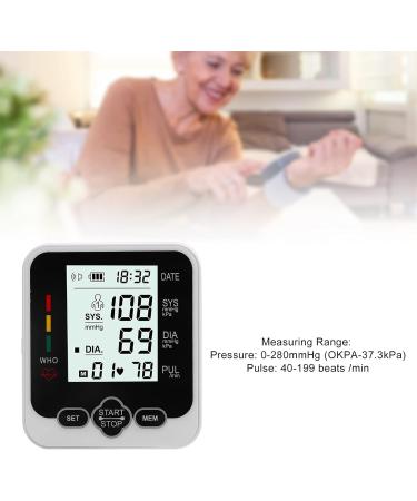 Automatic Voice Broadcast Wrist Blood Pressure Monitor with Storage Box - LCD Screen Blood Pressure Detector for Home Use - Buy Online on SooperMarket.com