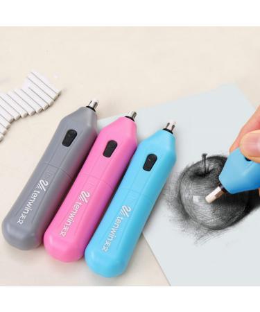TEN-WIN Labor-Saving Clean Automatic Rotation Sketch Upgrade Electric Eraser Blue