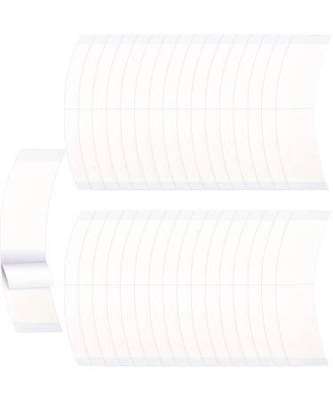 48 Pieces Lace Front Tape Wig Lace Front Wig Tape Adhesive Tape Double-Sided Waterproof Lace Wigs Tape C-Shaped Hair Wig Tape for Wigs Toupees Hair Pieces and Hair Extension (White)